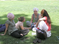 Ladies enjoying the day