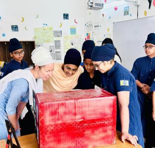Miri Piri Academy students