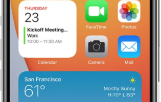 Apple iOS 14 Home Screen